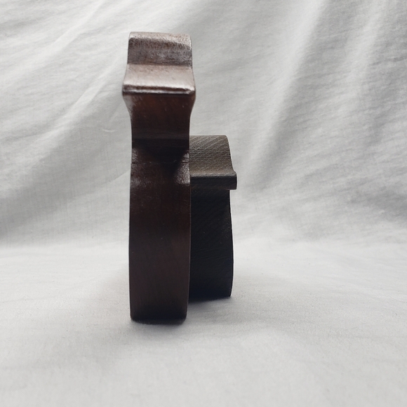 Vintage Pine Handcrafted Ducks Momma and Baby - Picture 2 of 8